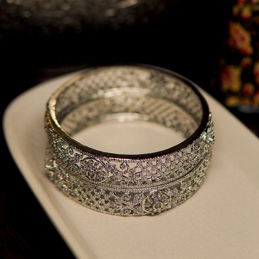 1 karat silver bangle